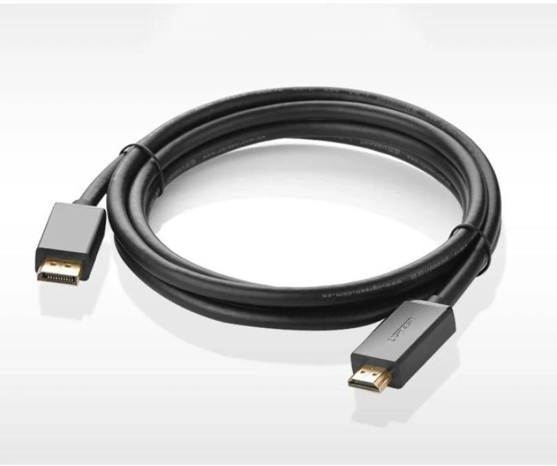 Kabelis Ugreen DP101 DisplayPort to HDMI 1.5m juodas