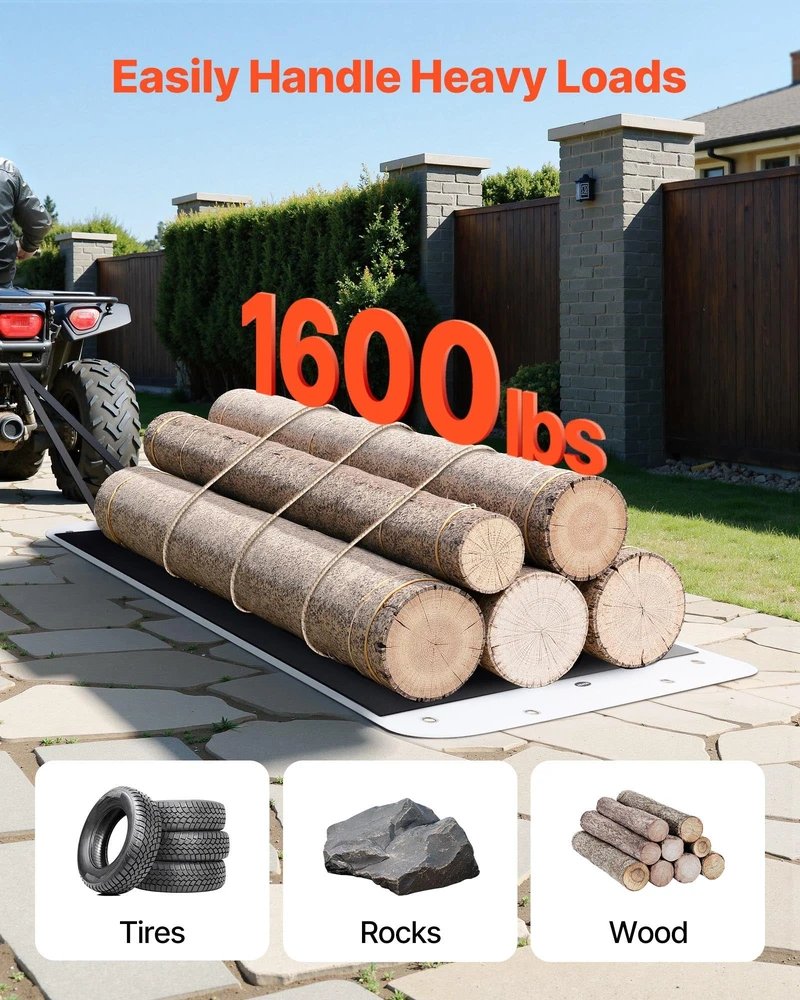 VEVOR Sodo tempimo rogės 280 x 101,5 cm 725 kg