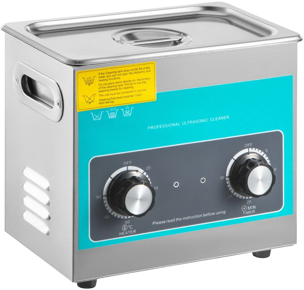 VEVOR Ultragarsinis valiklis su rankenėle, 3L, 40kHz