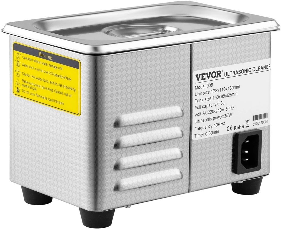 VEVOR 0.8L ultragarsinis valiklis su laikmačiu