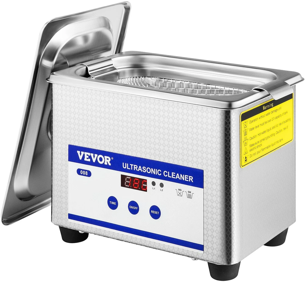 VEVOR 0.8L ultragarsinis valiklis su laikmačiu