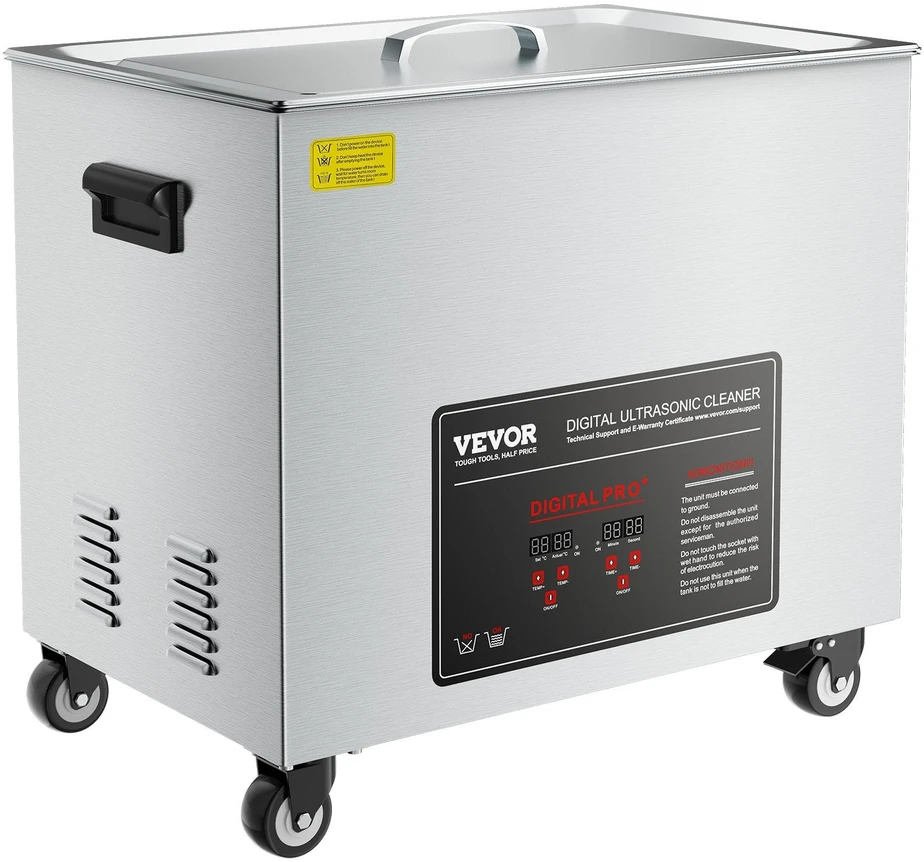 VEVOR 50 l ultragarso valymo įrenginys su ratukais