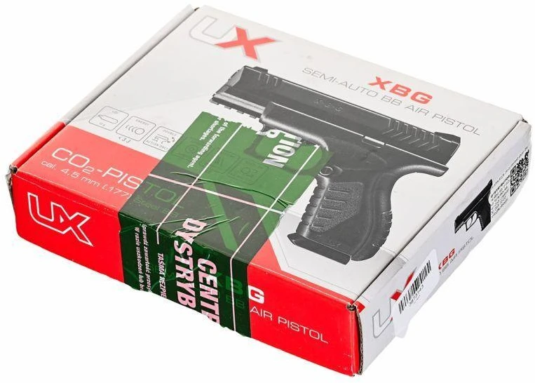 Pneumatinis pistoletas Umarex XBG 4.5 mm (.177) BB, CO₂, < 3.0 J