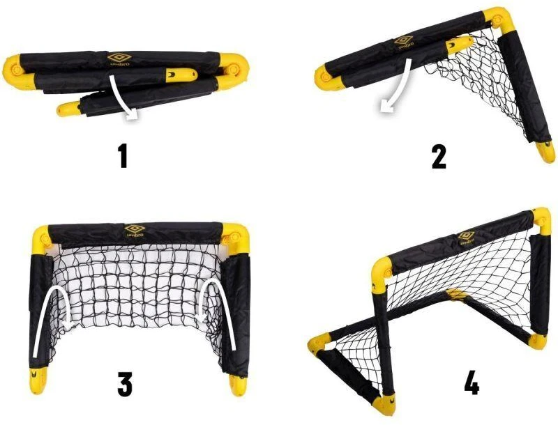MINI FUTBOLO VARTAI SU TINKLU 55x44x44CM UMBRO 268767