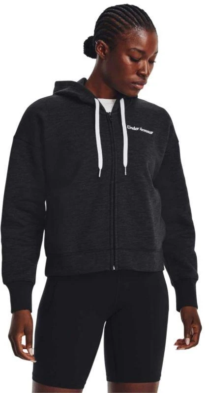 Under Armour Essential Fleece Script FZ Hoodie W 1374106-001
