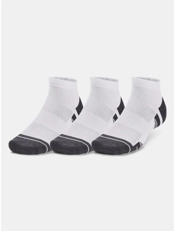 Under Armour kojinės 3 porų rinkinys, baltos ir juodos