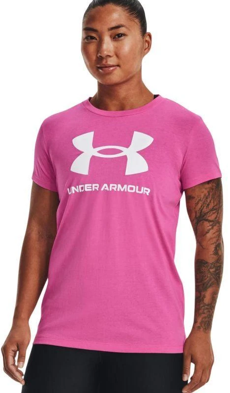 Under Armour Live Sportstyle Graphic SSC W 1356305 659 marškinėliai