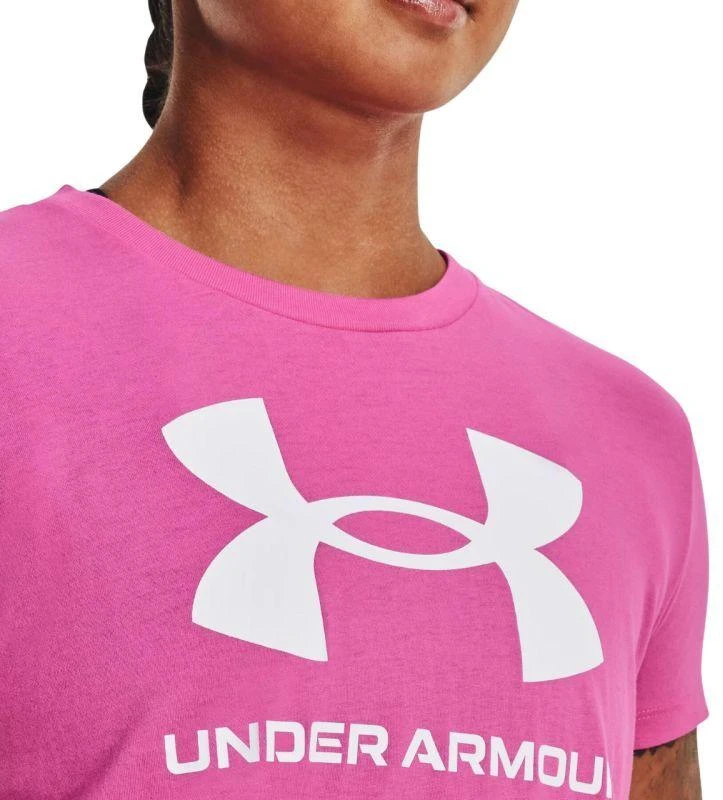 Under Armour Live Sportstyle Graphic SSC W 1356305 659 marškinėliai