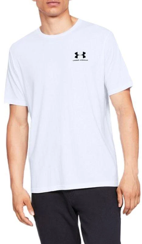 „Under Armour“ marškinėliai su logotipu ant kairės krūtinės, dydis M, 1326799-100