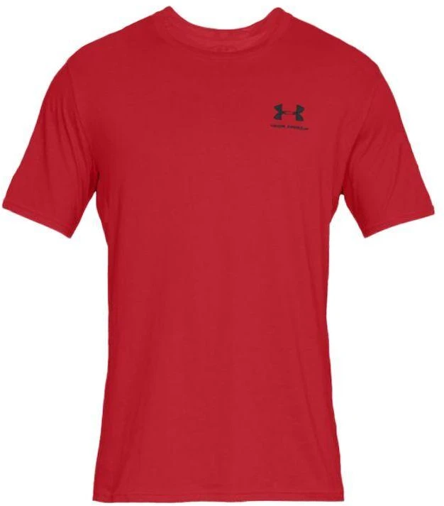 „Under Armour“ marškinėliai su logotipu ant kairės krūtinės M 1326799-600