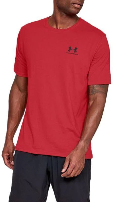„Under Armour“ marškinėliai su logotipu ant kairės krūtinės M 1326799-600