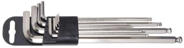 UNIOR ilgų šešiakampių raktų rinkinys 1,5–10 mm