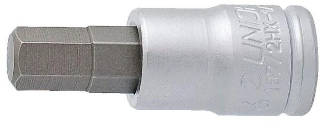 UNIOR šešiakampė galvutė 1/4" 3