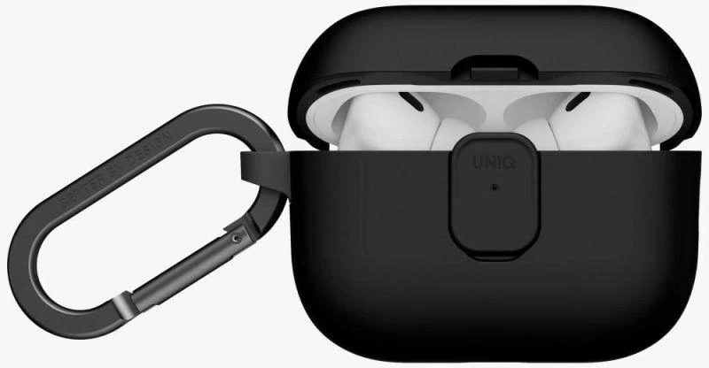 Uniq Clyde dėklas skirta AirPods Pro 3 - juoda ir pilka