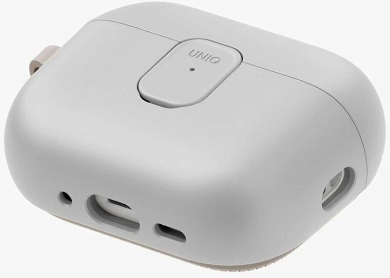 Uniq Clyde dėklas, skirtas AirPods Pro 3rd Gen – pilkai smėlinės spalvos