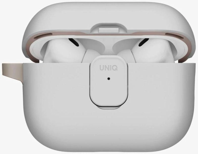 Uniq Clyde dėklas, skirtas AirPods Pro 3rd Gen – pilkai smėlinės spalvos