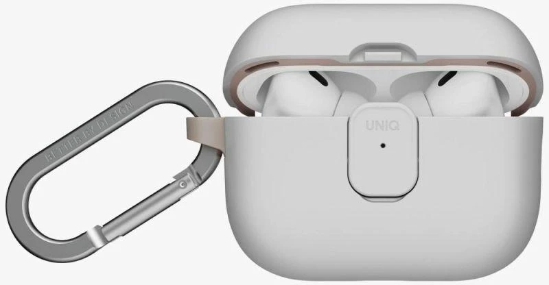 Uniq Clyde dėklas, skirtas AirPods Pro 3rd Gen – pilkai smėlinės spalvos