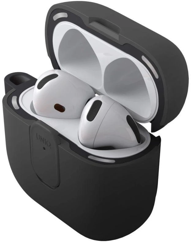 Uniq Clyde Lock dėklas AirPods 4 - Juodas