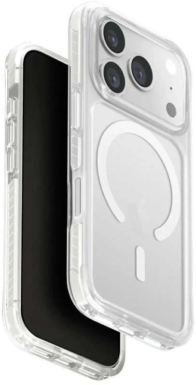 UNIQ Combat Dėklas Apple iPhone 17 Pro Magclick Charging baltos spalvos