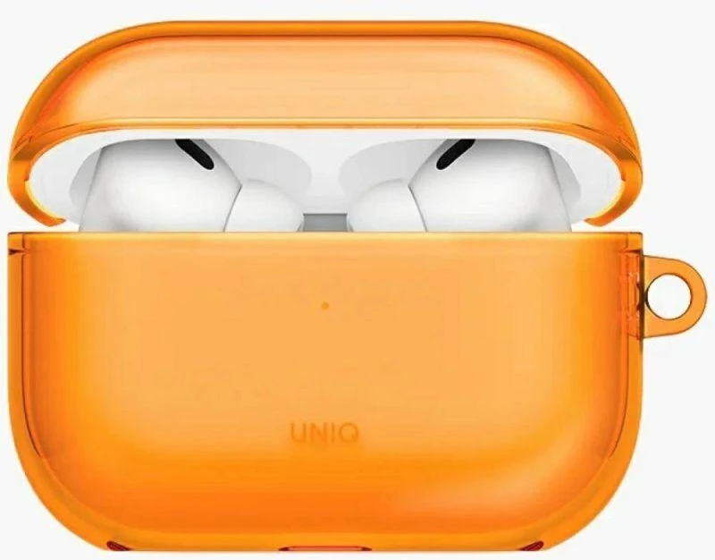 Uniq Glase dėklas, skirtas AirPods Pro 3 - Oranžinis
