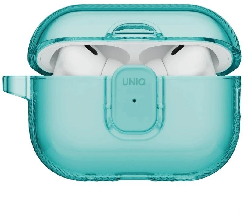 Uniq Glase Pro dėklas AirPods Pro 3 Lock Case - Permatomas Mėlynas