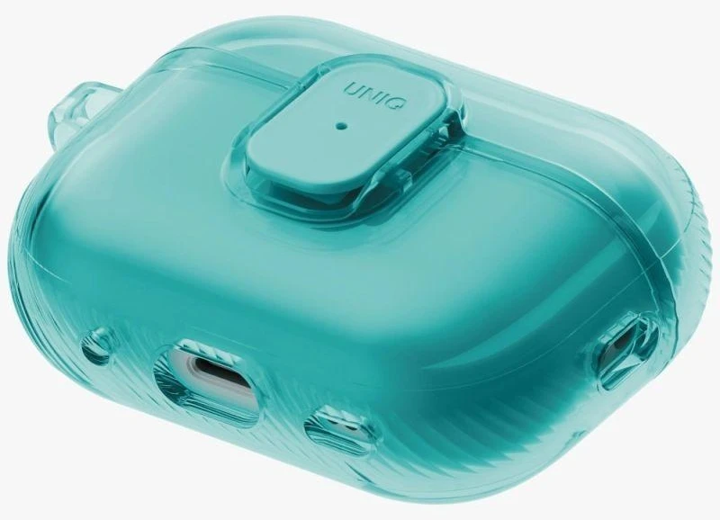 Uniq Glase Pro dėklas AirPods Pro 3 Lock Case - Permatomas Mėlynas