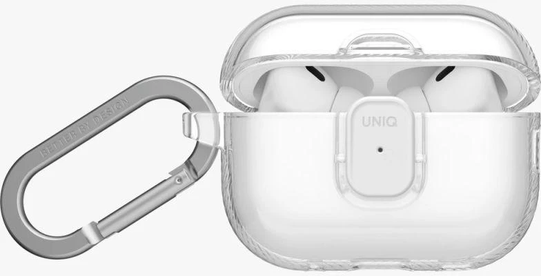 Uniq Glase Pro dėklas AirPods Pro 3 Lock Case - Skaidrus