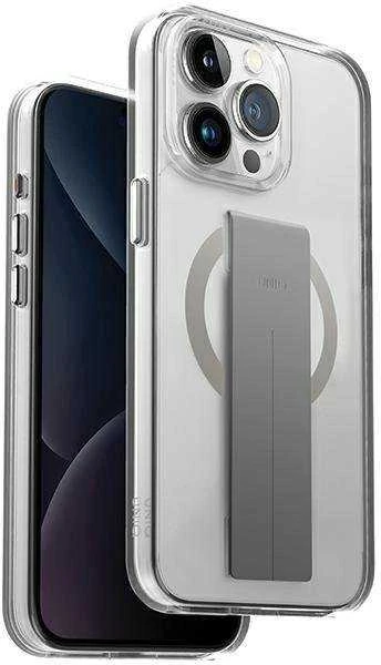 UNIQ Heldro Mag Apple iPhone 15 Pro Max 6.7″ Magclick Charging dėklas skaidrus lucent clear