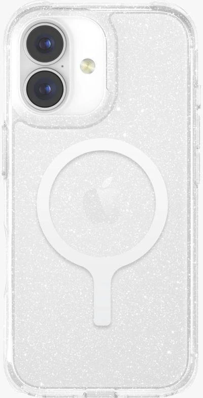UNIQ LifePro Xtreme Dėklas Apple iPhone 17 Magclick Charging skaidrus/Glitter