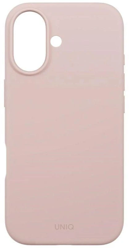 Uniq Lino iPhone 17 Magclick Krovimo dėklas - Rožinis