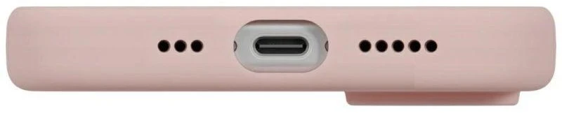 Uniq Lino iPhone 17 Magclick Krovimo dėklas - Rožinis