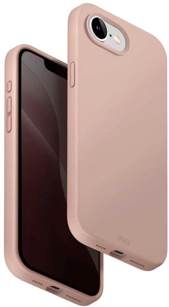 Dėklas Uniq Lino Magclick Charging Case for iPhone 16e - Rožinė