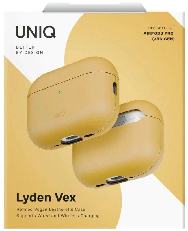 Uniq Lyden Vex dėklas skirtas AirPods Pro 3 - Geltonas