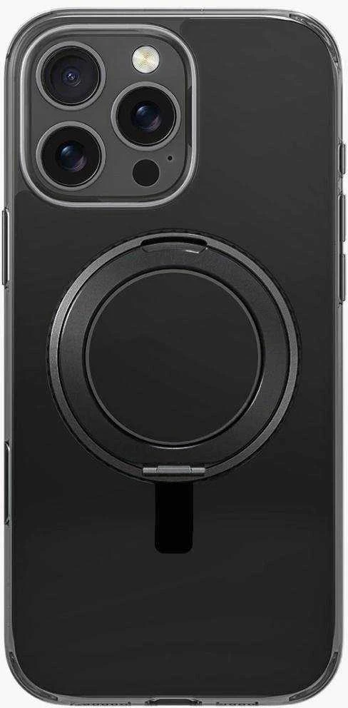 Uniq Swivix 360 besisukantis stovo dėklas, skirtas iPhone 16 Pro Max - Juodas