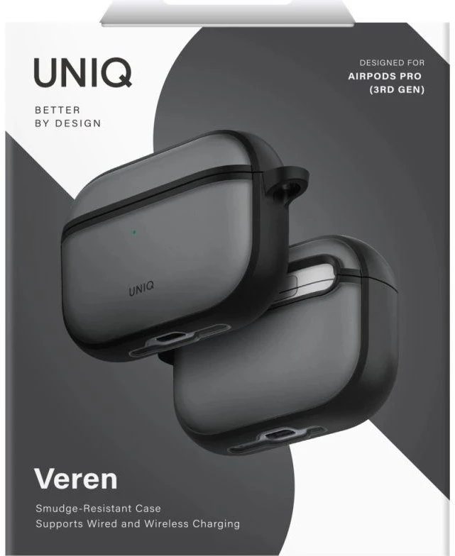 Uniq Veren dėklas AirPods Pro 3 ausinėms – rudas