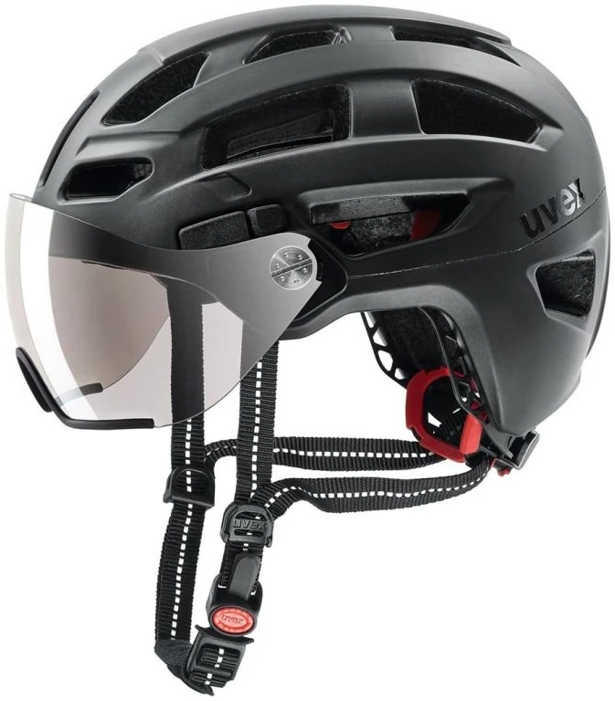Šalmas Uvex finale visor juodas matt-56-61CM