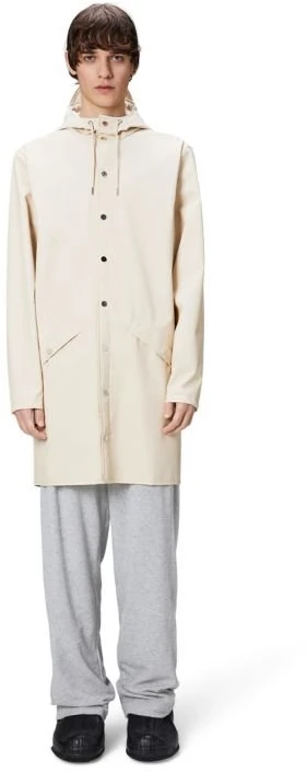 Uniseks ilga lietaus striukė Rains Long Jacket, smėlio