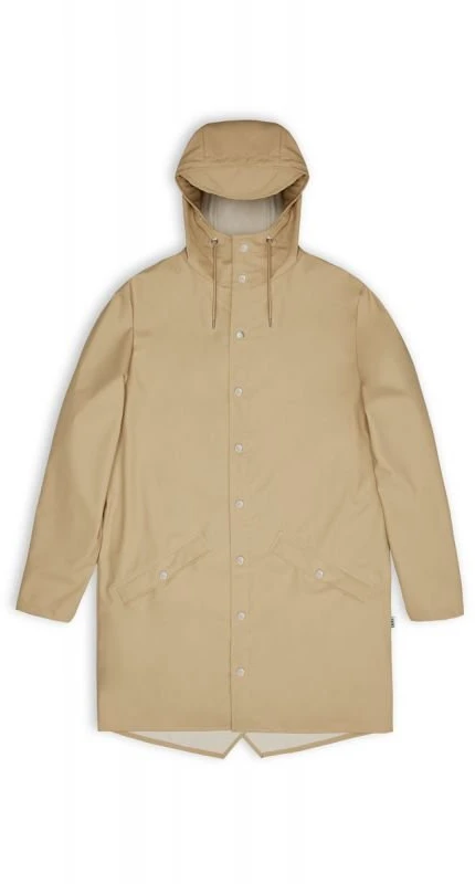 Uniseks ilga lietaus striukė Rains Long Jacket 12020, smėlio