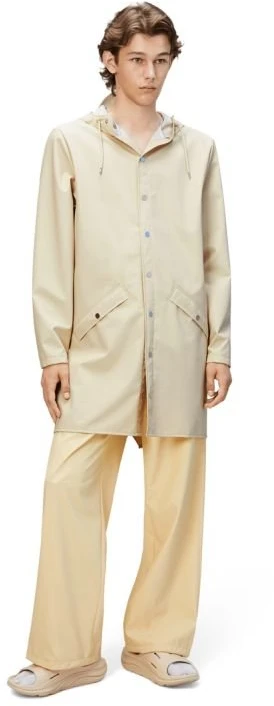 Uniseks ilga lietaus striukė Rains Long Jacket, smėlio