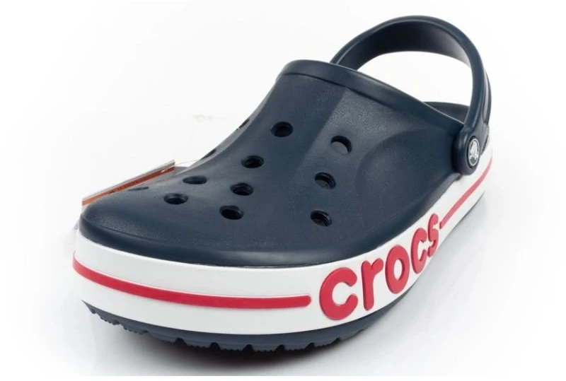 Uniseks klumpės su galiniu dirželiu Crocs Bayaband, tamsiai mėlynos