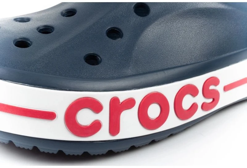 Uniseks klumpės su galiniu dirželiu Crocs Bayaband, tamsiai mėlynos