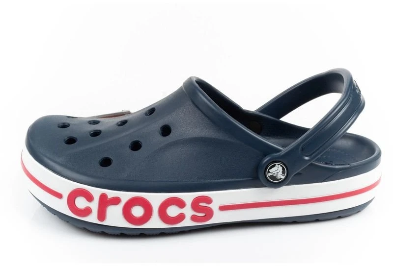 Uniseks klumpės su galiniu dirželiu Crocs Bayaband, tamsiai mėlynos