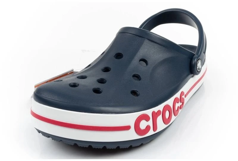 Uniseks klumpės su galiniu dirželiu Crocs Bayaband, tamsiai mėlynos