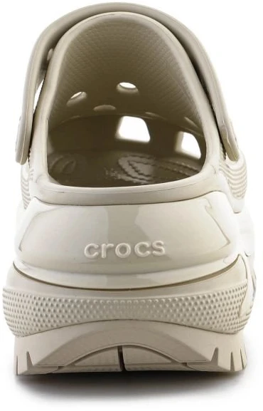 Uniseks klumpės su platforma Crocs Mega Crush, smėlio