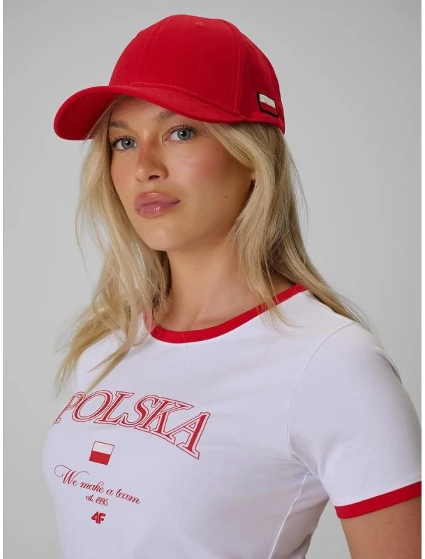 Uniseks medvilninė kepurė su snapeliu 4F