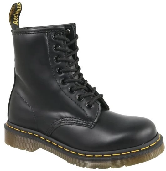 Uniseks odiniai aulinukai Dr Martens 1460 Smooth, juodi