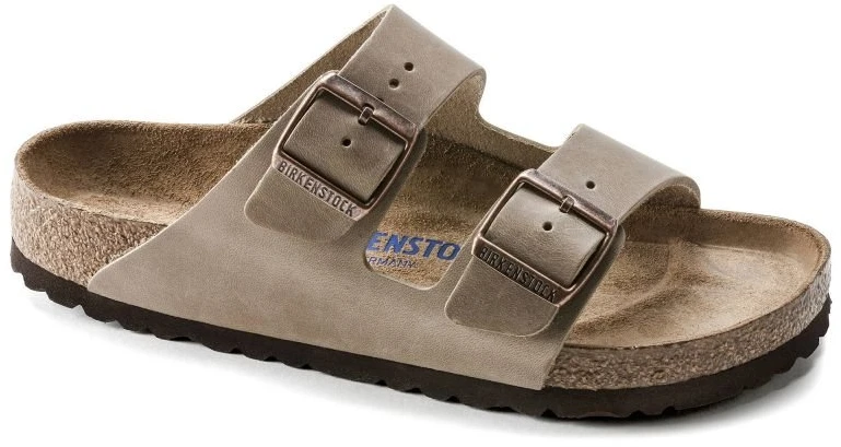 Uniseks šlepetės Birkenstock Arizona Soft Footbed, tabako rudos