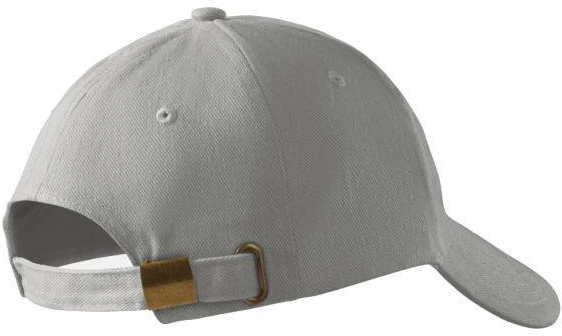 Unisex 6 skydelių kepuraitė (Šviesiai pilka)