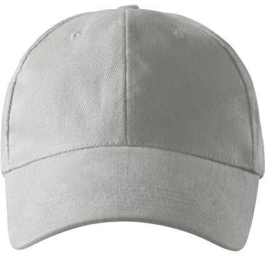Unisex 6 skydelių kepuraitė (Šviesiai pilka)