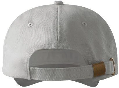 Unisex 6 skydelių kepuraitė (Šviesiai pilka)